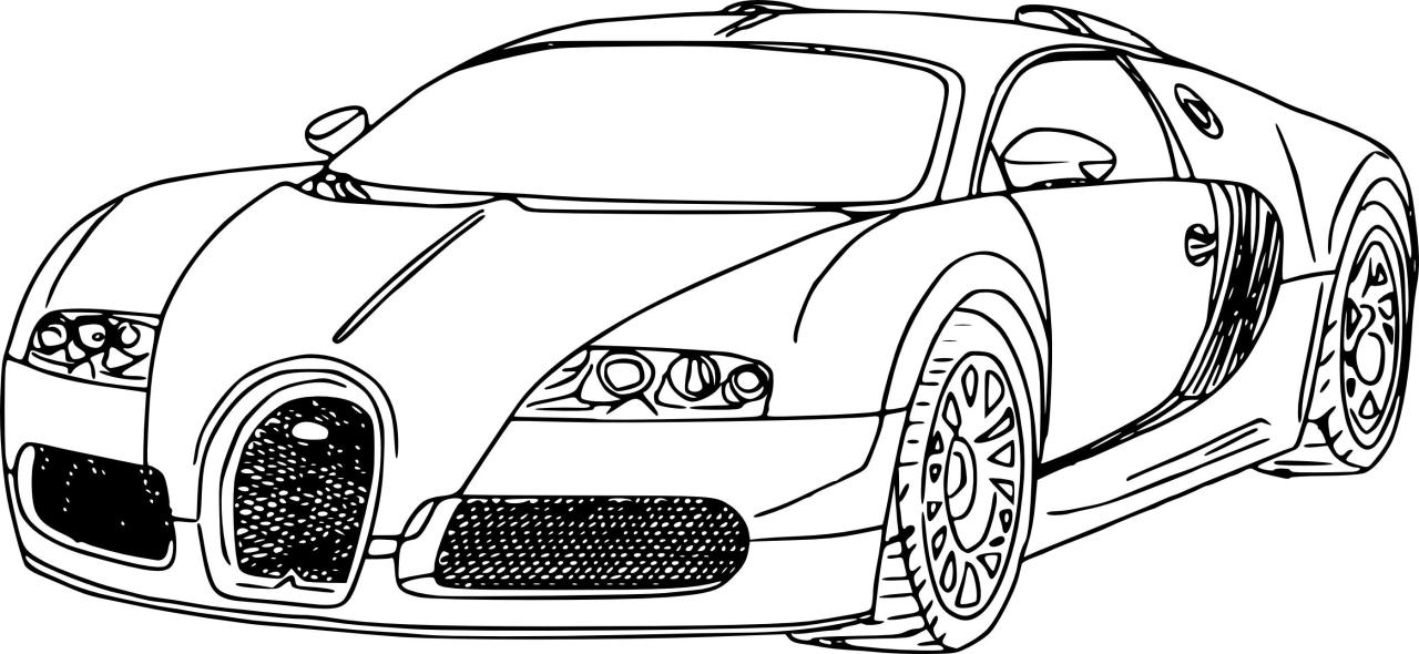 Bugatti coloring page