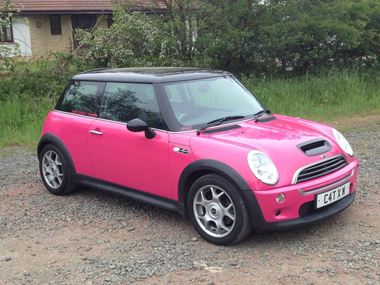 Mini pink cooper hot cars car coopers visit cute