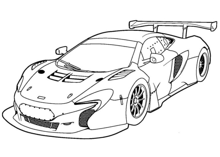 Bugatti coloring page