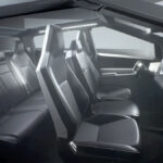 Tesla cybertruck interior