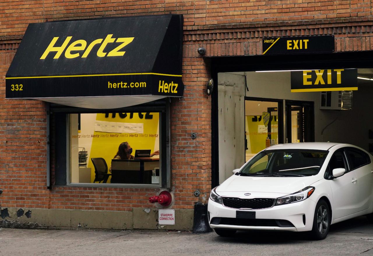 Sales hertz car