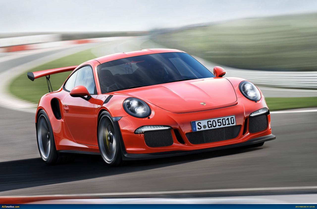 911 gt3 porsche rs revealed ausmotive