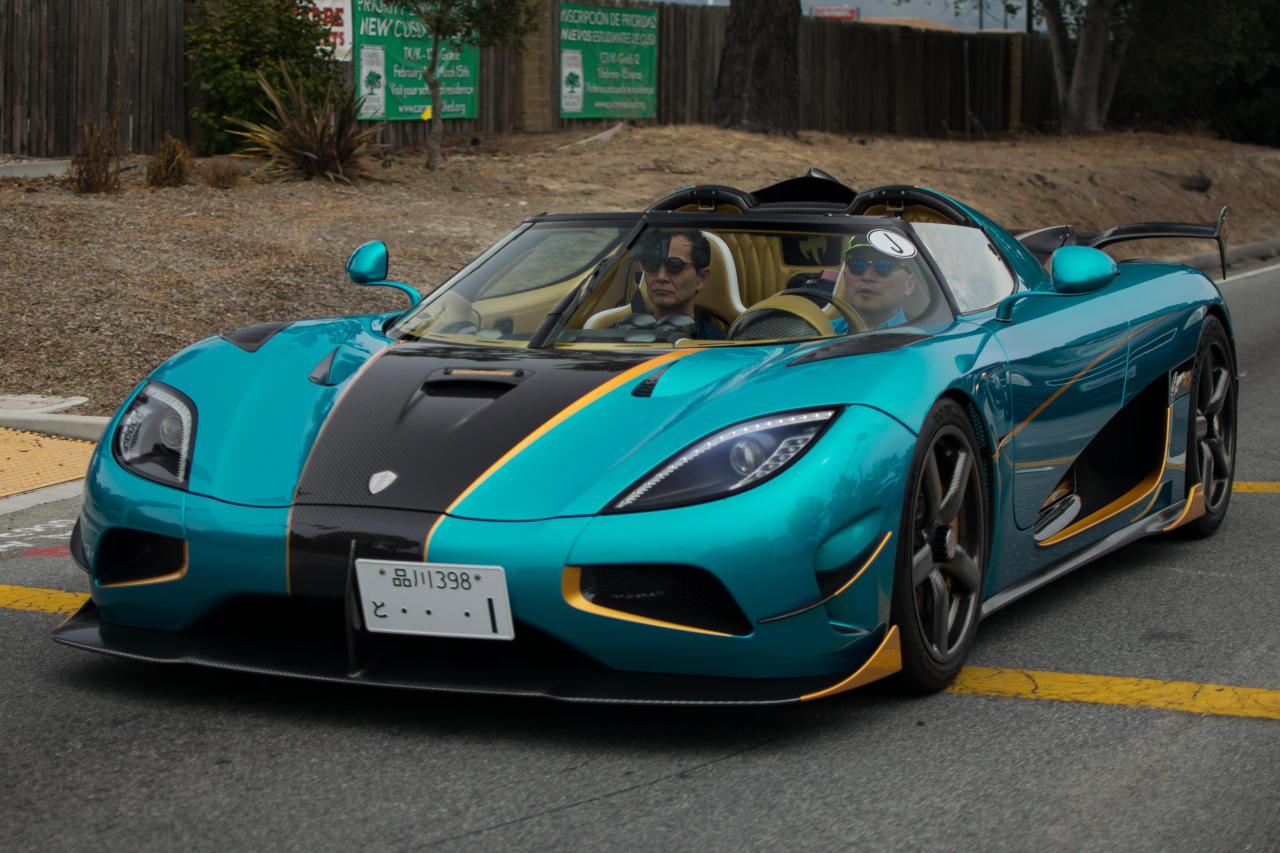 Monterey blue koenigsegg