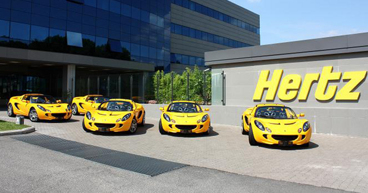 Hertz car sales