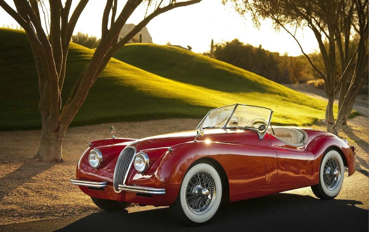 Jaguar xk120 roadster 120 xk 1950 1954 car convertible cars 1949 classic white 1953 1948 jag racing ss carsbase info